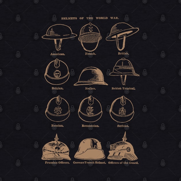 Helmets of the World War 1 by Distant War